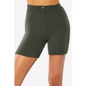 New Fabletics Pet Me High Waist Heart Pocket Short Deep Cypress size XL